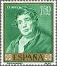 Spain 1958 Velazquez 1,80 Ptas Green Edifil 1245